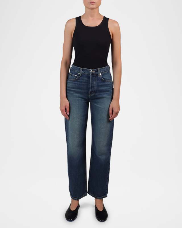 Tyler Mid-Rise Vintage Straight Jeans